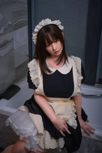 Maid Costume Play 158T Yui Silk Glow Silicone Sex Doll