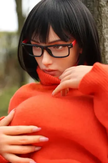 Sexy Velma Cosplay 167cm S44 Molly good quality sex doll