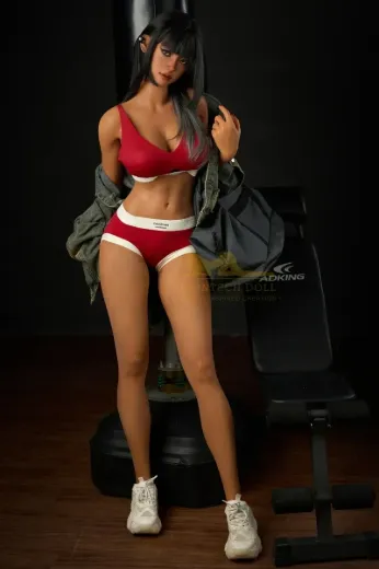 Athletic Fitness Queen 161cm S14 Dark Tanned Miku Silicone Love Doll