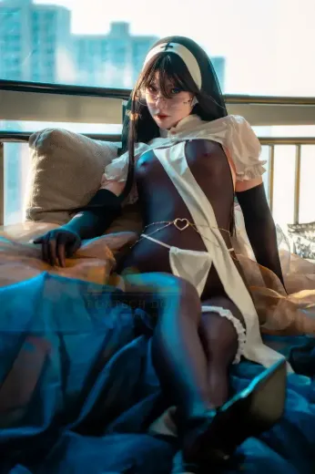 Cosplay Sexy Nun 162cm S37 Yeona Minus Silicone Lover