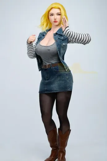 Blonde Android 18 159cm S41 Joline real love sex doll