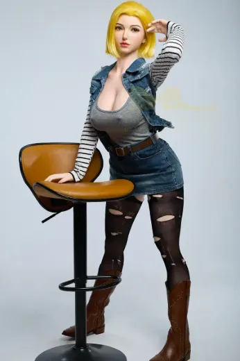 Blonde Android 18 159cm S41 Joline realistic woman doll