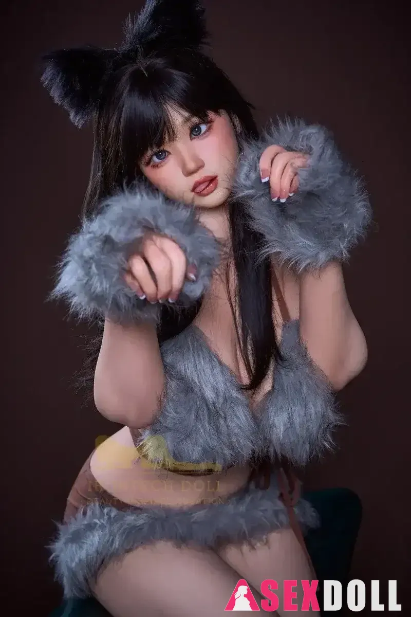 165T ROS T3 Nia Enchanting Fox Spirit Cute Silicone Sex Doll