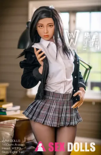Cute Girl Mia 160cm A Cup with 173  realistic full body sex doll