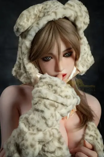Sexy Boob Leopard Costume Woman 164cm ROS S37 Human Size Female Doll