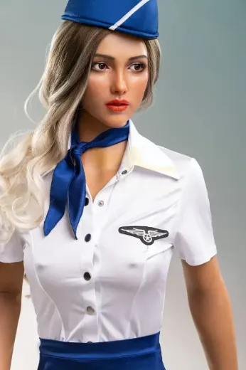Flight Attendant 169cm S44 White Molly hot sexy doll