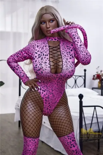 Ebony 160cm S26 Ros Head Hedy Big Breast Butt Silicone Porn Doll