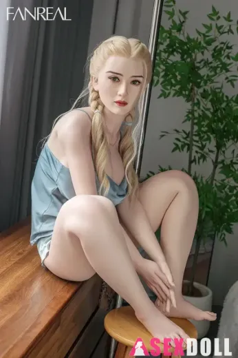 Fanreal Ling Blonde 159cm F Cup Asian Real Doll