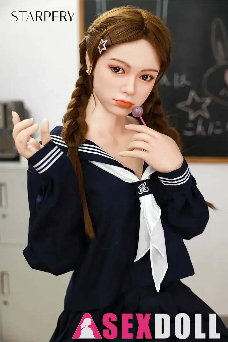 Starpery An Ran 171cm A Cup Asian Girl Full Body Silicone Sex Doll