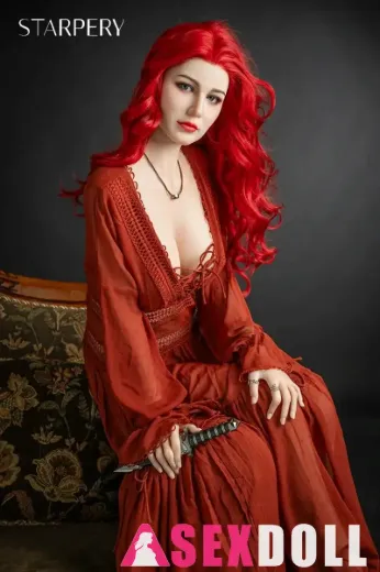 Starpery Eva 171cm D Cup Red Hair Silicone Lover