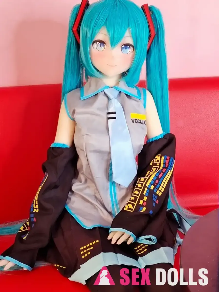 145cm B-cup Hatsune Miku Head 75 Anime Sex Doll