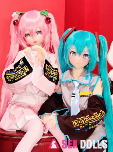 145cm B-cup Hatsune Miku Head 75 Asian Real Doll