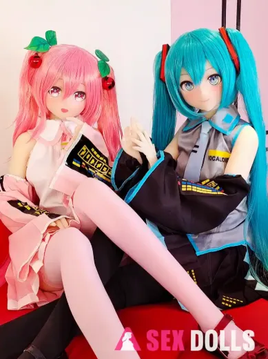 145cm B-cup Hatsune Miku Head 75 Sexye Doll
