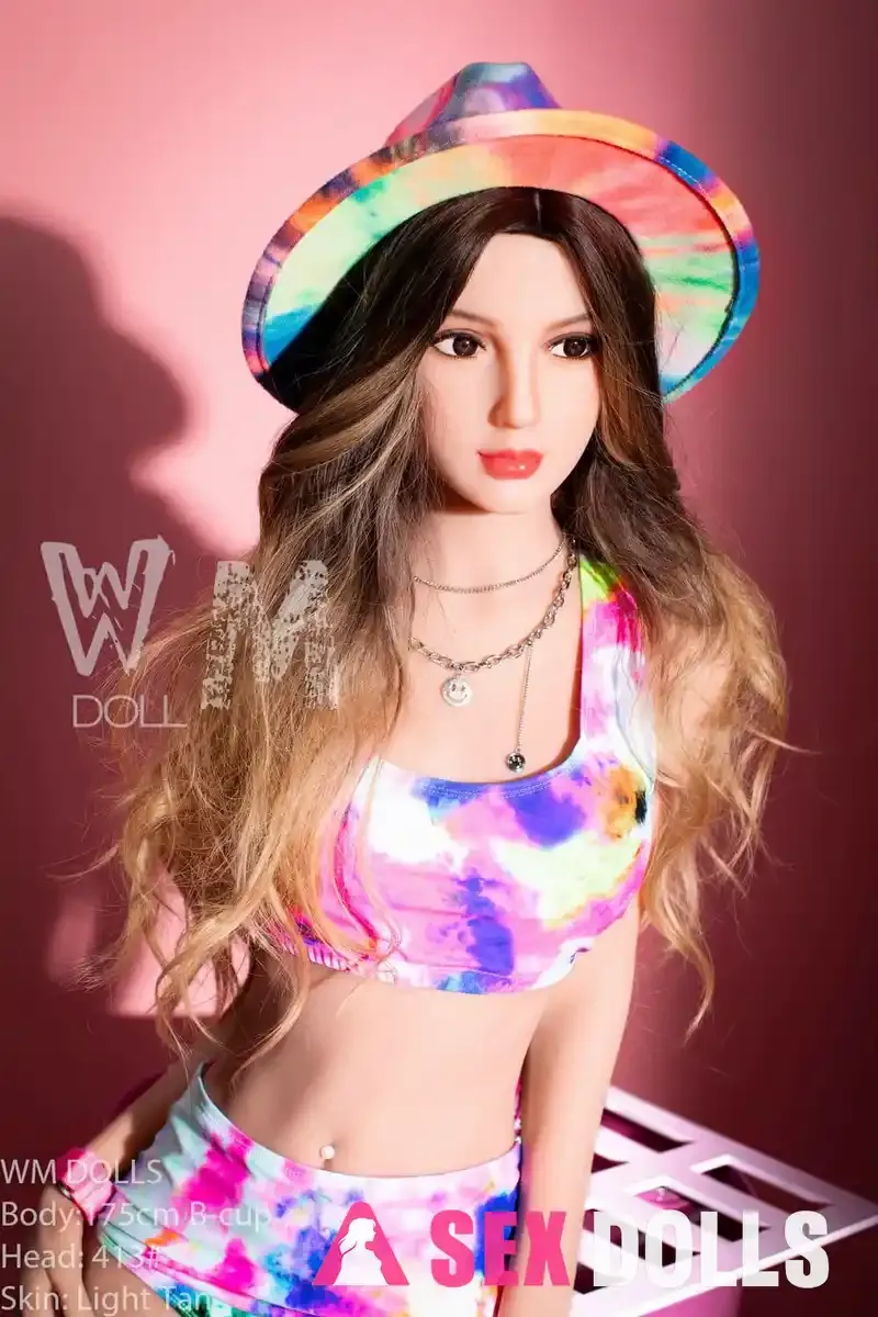175cm B Cup Celine Light Tan Head 413 Full Body Tpe Sex Doll